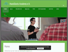 Tablet Screenshot of nano-giants.net